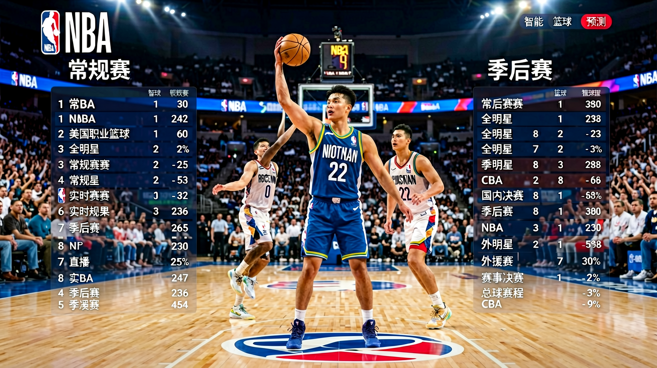 NBA与CBA等国内外主流篮球联赛赛事覆盖展示